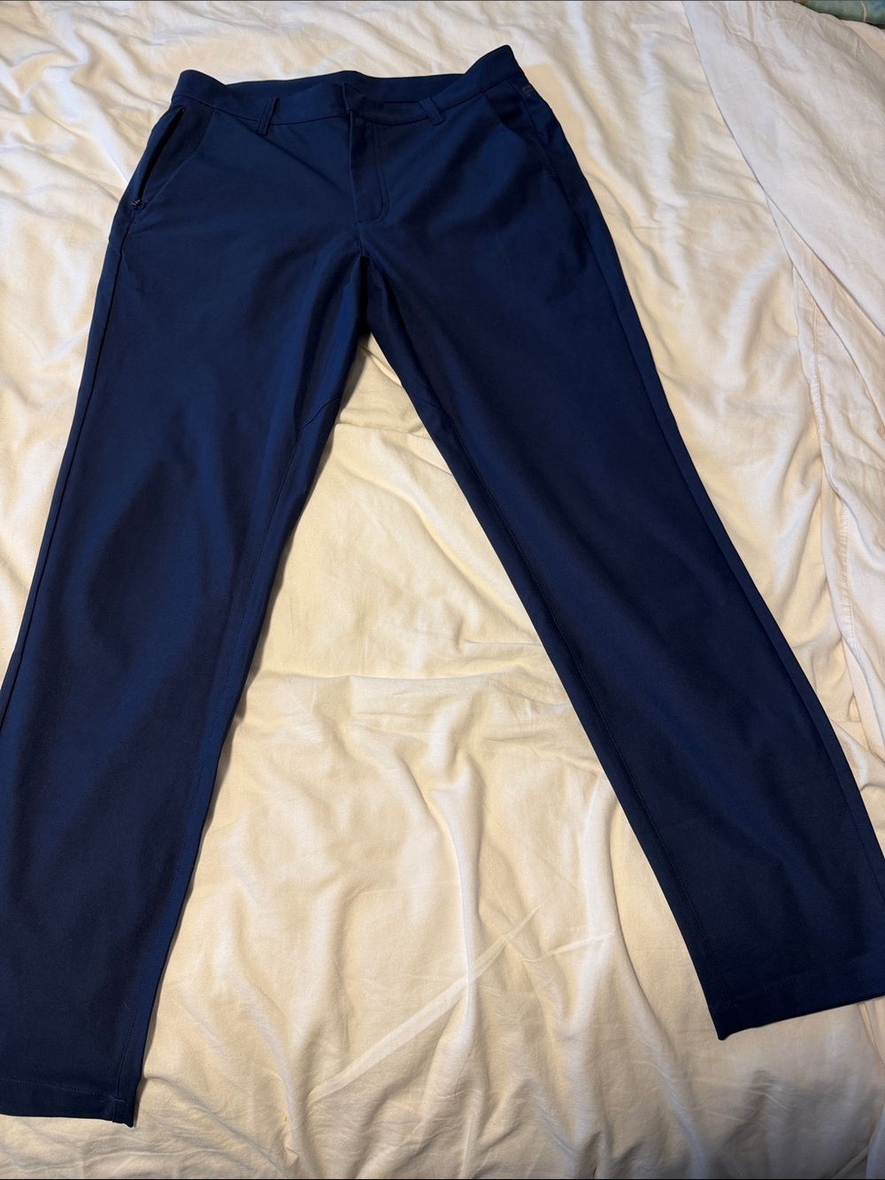 Fabletics Men's Navy Slim Performance Chinos